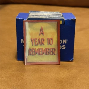 Juego de 56 cartas de trivia Score A Year To Remember Magic Motion 1989, juego completo - Imagen 1 de 4