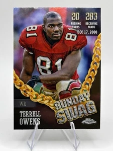 2024 Topps cromo - Sunday Swag Terrell Owens #SS-17 refractor Lazer - Imagen 1 de 2