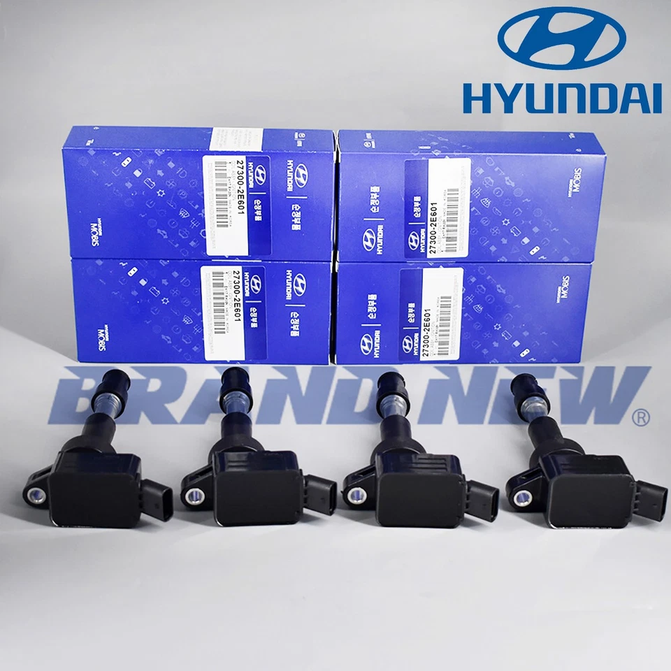 4 Hyundai 27300-2E601 Ignition Coil UF816 For Hyundai Sonata Elantra Kona Kia US - Image 1 of 4