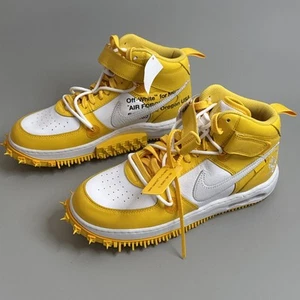 Nike Air Force 1 Mid SP x Off-White - Größe 9 (LESEN) - Varsity Maize DR0500-101 - Bild 1 von 15
