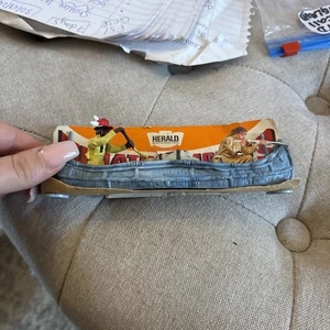 1970s Herald Floating Models Indian Canoe Original Card Unopened - Picture 1 of 5