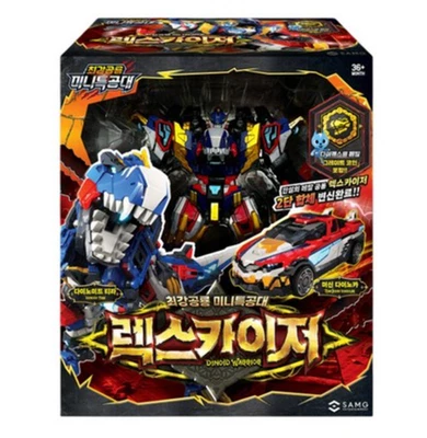 2025 Miniforce Dinoid Warrior REX KAISER Integration Transformer Dino Robot Car - Image 1 of 4