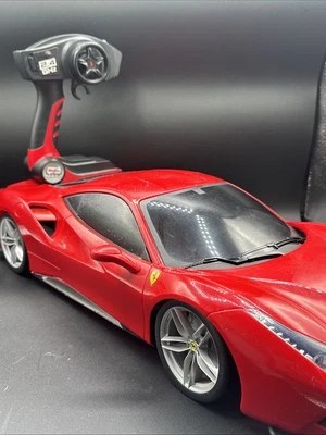 Ferrari 488 GtbR/C 2.4 GHZ RC Radio-Controlled Maisto 22” Red Car With Remote - Image 1 of 4