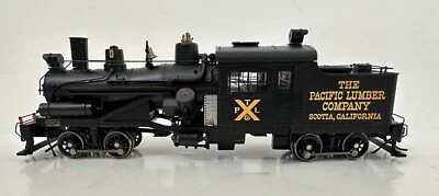 Rivarossi HO Heisler Steam Loco, 2 Trucks The Pacific Lumber Co, Cali DCC, Sound - Image 1 of 4