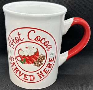 Taza de cacao caliente servida aquí Royal Norfolk taza de café de Navidad taza de chocolate caliente (334) - Imagen 1 de 6