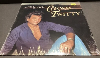 Conway Twitty A Night With Conway Twitty MCA 1986 LP Vinyl Record Sealed - Image 1 of 4