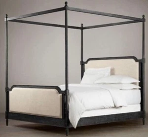 Restoration Hardware french panel canopy bed w/footboard - Picture 1 of 3