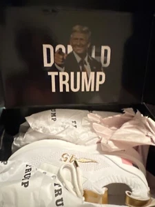 BNIB TRUMP 45 Limited Edition Sneakers. White. Size - Picture 1 of 1