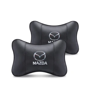2 PIEZAS Almohada de asiento de automóvil Almohada Cuello de cabeza Soporte lateral de viaje Cojín suave para Mazda - Imagen 1 de 1