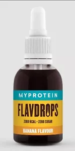 Myprotein FlavDrops 50ml Banane MHD My Protein Flavour Drops Zero Sugar Keto Car - Bild 1 von 1
