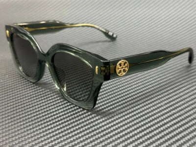 TORY BURCH TY7201U 194111 Transparent Green Grey Women's 49 mm Sunglasses - Image 1 of 4