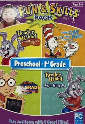 Encore Education Fun & Skills Pack Preschool 1st Grade Ages 3-6--New Sealed-- - Image 1 of 2