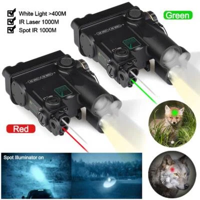 Hunting DBAL-A4 Dual Beam Laser w/ Visible Infrared Green Red Dot Sight QD Rail - Image 1 of 4