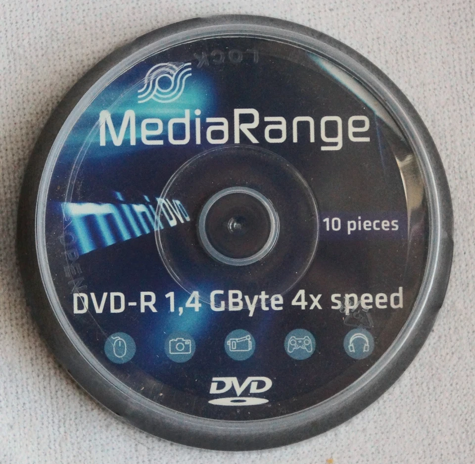 Mini DVD-R 1,4 GB - Media Range - Bild 1 von 1