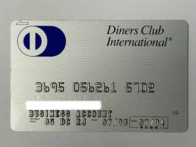 Diners Club of Japan Credit Card▪️1994 Exp▪️Business Account▪️Collectible Only - Image 1 of 2