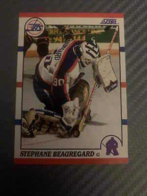 1990-91 Score Stephane Beauregard #282 - Image 1 of 2