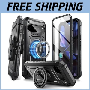 MagSafe Compatible Pixel 9 Pro XL Case with Built-in Screen Protector & Clip - Picture 1 of 9