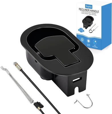 Peças de reposição de alça reclinável de metal universal com cabo de sofá (Exp - Imagem 1 de 4