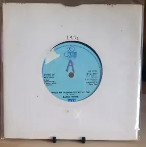 BARRY WHITE: What Am I Gonna Do With You? 1975 20 Century- UK Import- 7" Vinyl - Picture 1 of 4