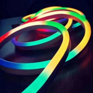 DC 24V 82ft RGB LED Neon Rope Strip Lights Waterproof Commercial Building Decor - Picture 1 of 18