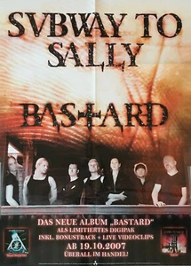 SUBWAY TO SALLY - Bastard - Promo Poster - gefaltet / folded - Sammlerstück - Bild 1 von 1