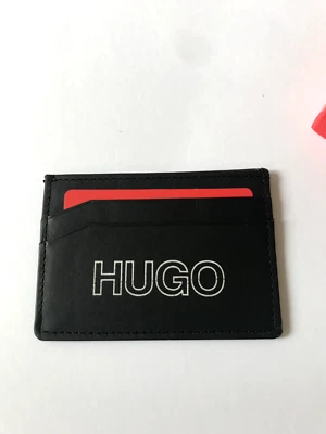 Porte-cartes Noir Homme élégant moderne et pratique Hugo Boss Acron S Card Case - Photo 1/4