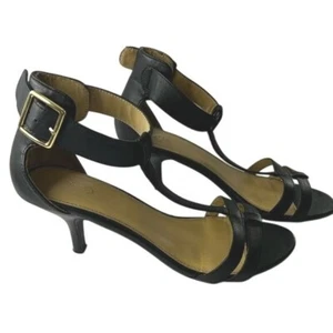 CATO Stilettos Open Toe Pump Heeled Sandals Black Size 8 - Picture 1 of 11