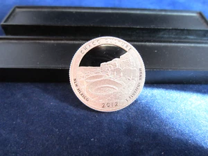 2012-S Silver Quarter CHACO CULTURE Deep Cameo Mirror Proof Upper Range - Imagen 1 de 4