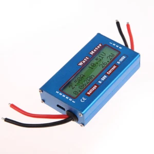 Einfaches DC Power 12V 24V Analyzer Watt Volt Amperemeter Solar Windanalysator - Bild 1 von 5