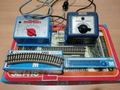 MODELLISMO FERROVIARIO SCALA HO/H0   SET "S"+"E"+"T1"+"T2" MARKLIN COMPLETO!!!! - Immagine 1 di 4