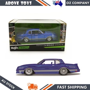Chevrolet Montecarlo SS 1986 modelo diecast diecast modelo diecast Maisto 1:24 diseño Lowriders juguete - Imagen 1 de 4