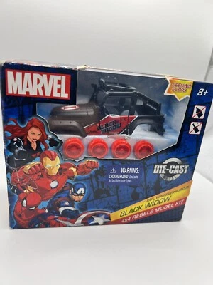 Marvel Black Widow 4x4 Rebels Model Kit Jeep Wrangler Rubicon Die-Cast Metal - Image 1 of 3