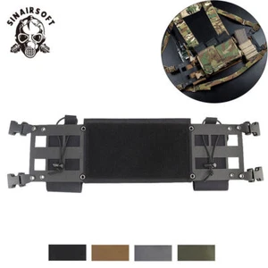 Taktische Weste MOLLE Hanging Panel Flank Mag Radio Pouch für MK4 Chest Rig Westen - Bild 1 von 10