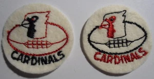 ST LOUIS CARDINALS 2 VINTAGE PATCHES FOOTBALL 2" IM DURCHMESSER - Bild 1 von 1