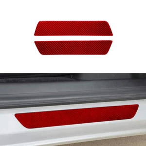 Cubierta de alféizar interior de fibra de carbono rojo para Tesla modelo Y/3 - Imagen 1 de 15