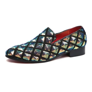 Mocasines informales sin cordones planos con punta puntera puntiaguda de cuero zapatos para conducir - Imagen 1 de 10