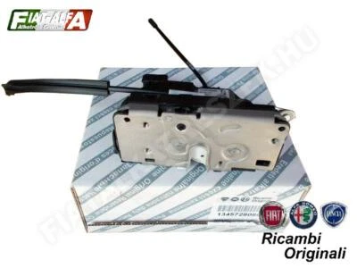 RIGHT REAR DOOR LOCK MECHANISM 1393796080 Fiat Citroen Peugeot New Original - Image 1 of 2