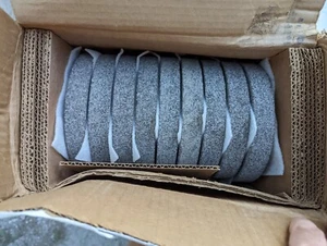 9x AL Oxide 36 Grit Grinding Wheel: 7" Abrasive Wheel 1" Arbor 1" Thick (G9CD) - Picture 1 of 2