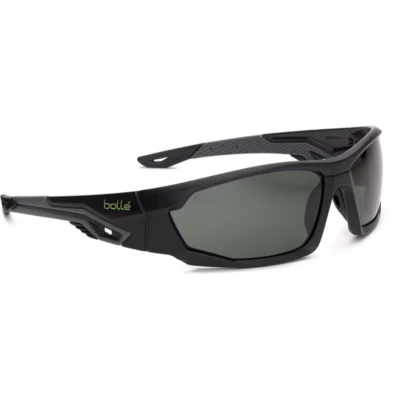 Bolle Smoked Polarized Lens Safety Glasses MERPOL MERCURO & Microfiber Bag - Image 1 of 4