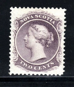 Stamp - Nova Scotia (circa 1960) - 2¢ Lilac Queen Victoria SC# 9 - MHR - Picture 1 of 2