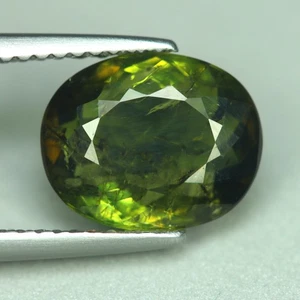 3.28 Cts_Ravishing Best Color_100 % Natural Unheated Mozambique Green Tourmaline - Picture 1 of 3