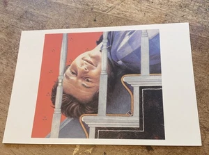 Ungebrauchte Postkarte NICK BANTOCK Griffin/Sabine Mann steigt eine Treppe hinab 1991 - Bild 1 von 4