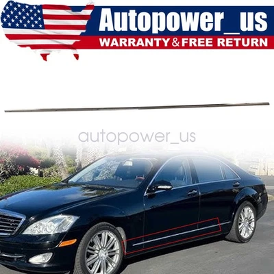 Moldura de puerta y líneas de correa para Mercedes Benz S550 2007-2013 lado del conductor delantero Foto 1 de 4