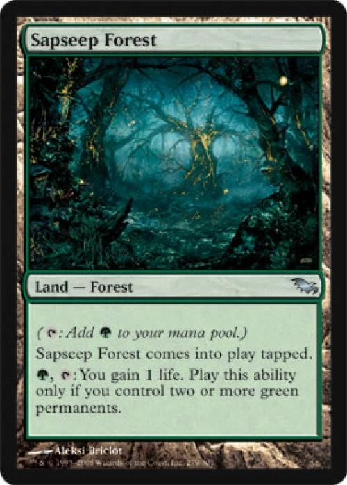 Sapseep Forest - Medium Play MTG Shadowmoor - Image 1 of 1