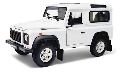 Qualified Interior 90 Jeep LAND ROVER DEFENDER White Sand 1/24 Diecast Amalgam C - Image 1 of 3