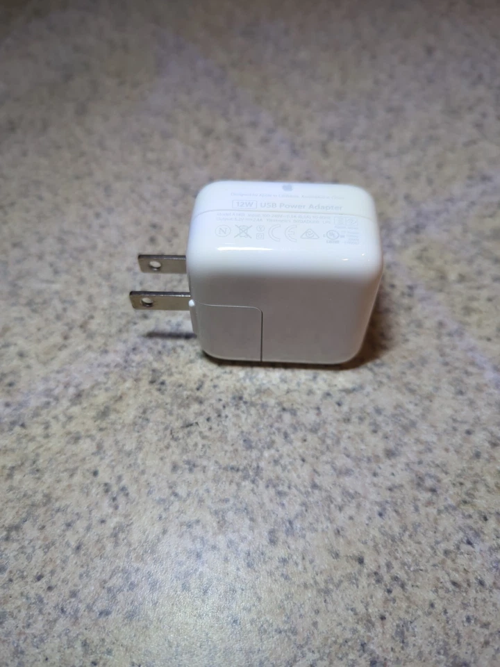 Genuine OEM Apple 12W USB Wall Charger Power Adapter For iPad iPhone Pro S A1401 - Image 1 of 4