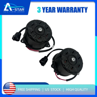 2 x Radiator Cooling Fan Motor Fit for 2006-2008 Lexus RX400h 3.3L 16363-20400 Foto 1 de 4