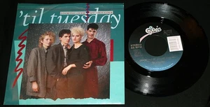 Til Tuesday-Looking Over My Shoulder-Epic 34-04935-VTG '85 Picture Sleeve 45-NM! - Picture 1 of 2