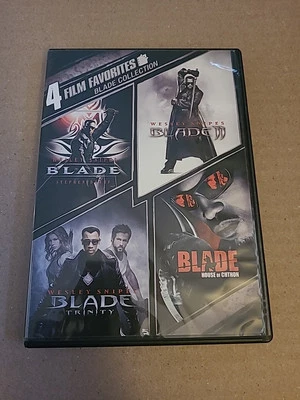 Blade 4 Film Collection: Blade-Blade ll-Blade Trinity-Blade House Of Chthon Dvd — 第 1/3 张图片