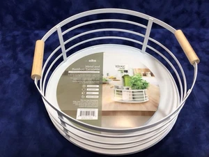 Metall & Bambus Drehteller 11,5x4,1” Durchmesser Neu (LazySusan) Neu - Bild 1 von 22